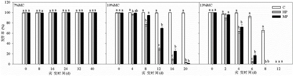 Method for enhancing high-temperature-resistant storage of oat primed seeds through melatonin