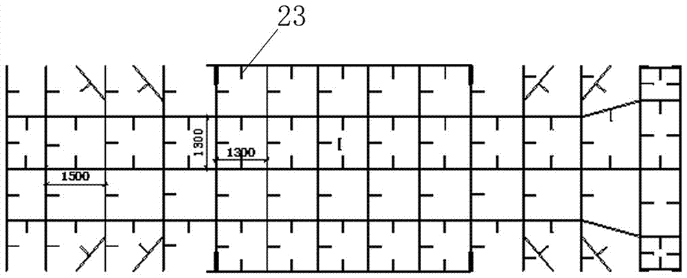 Intensive welding method of giant complex multi-cavity test platform base