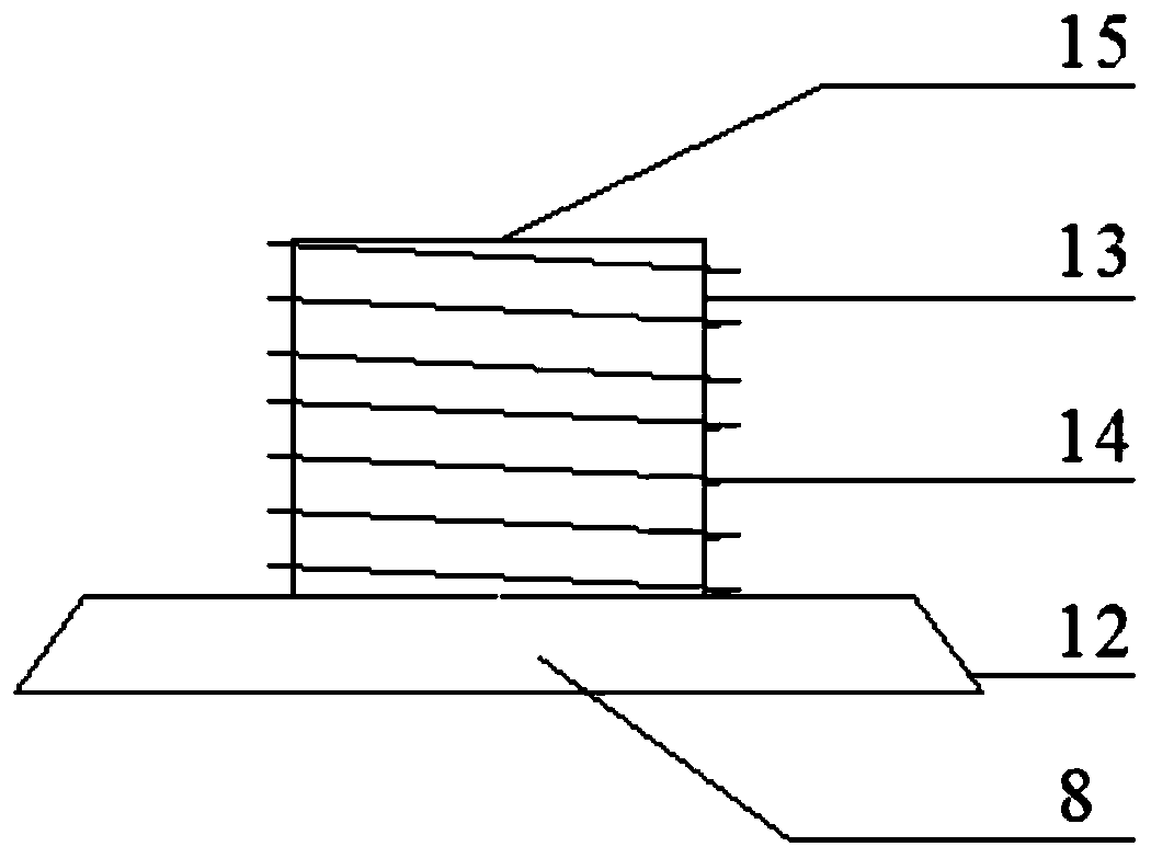 Tunnel flexible ring type supporting system suitable for passing through movable fault zone