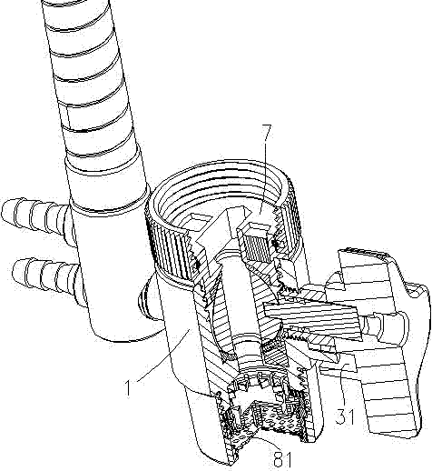 Branch connector converting device