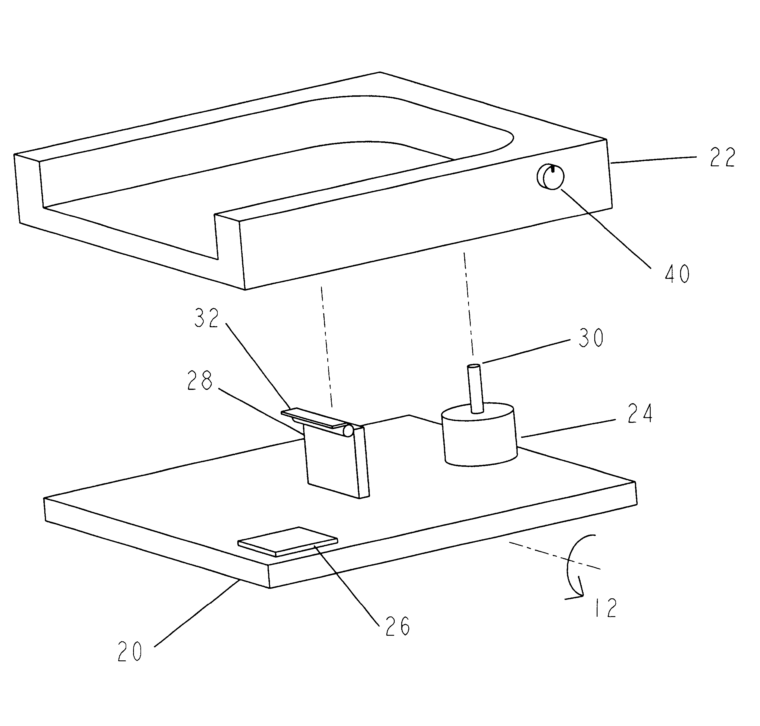 Portable and compact motion simulator with a single degree-of-freedom