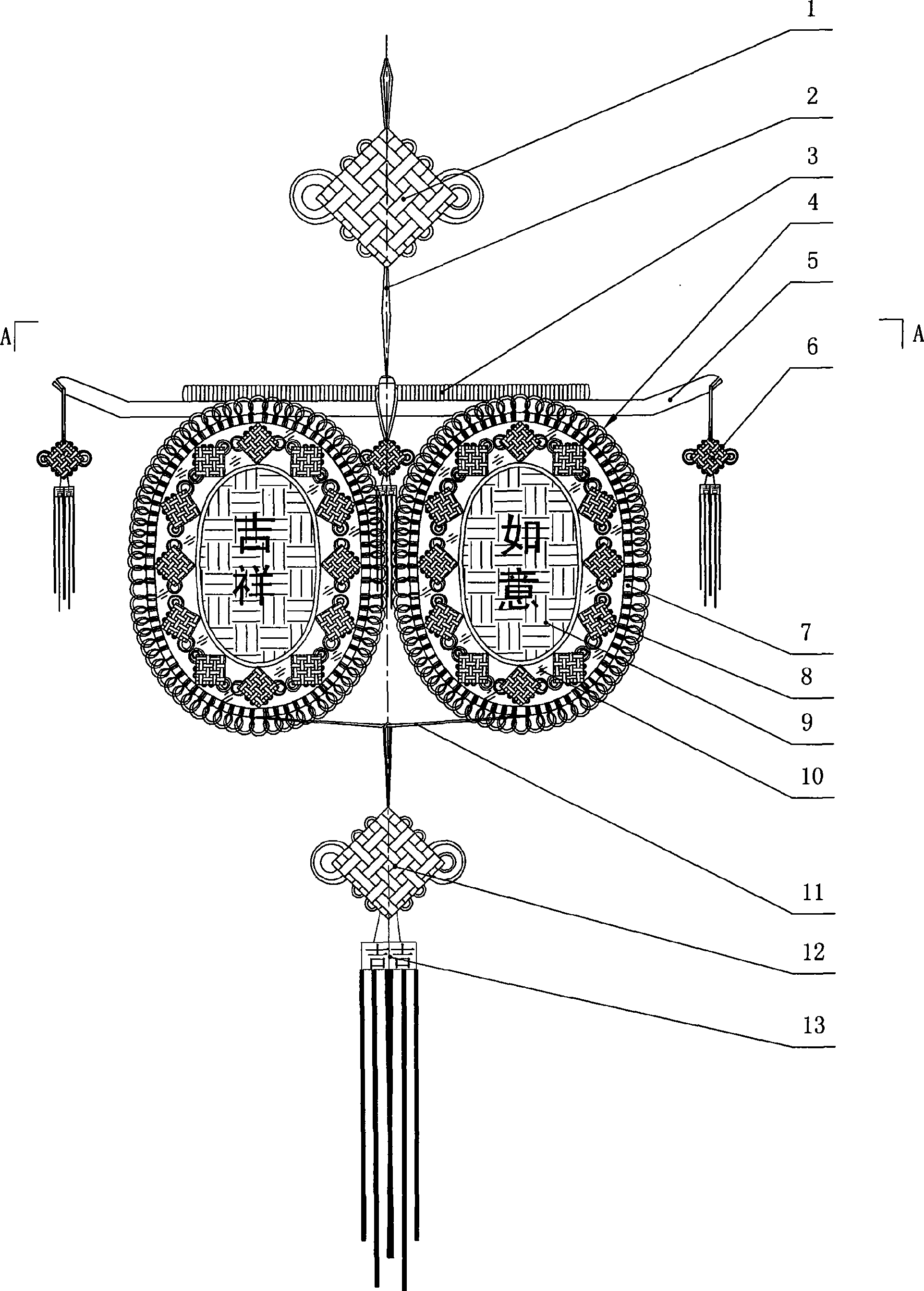 Chinese knot artistic palace lantern