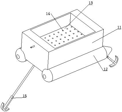 Water charging device for electric ship