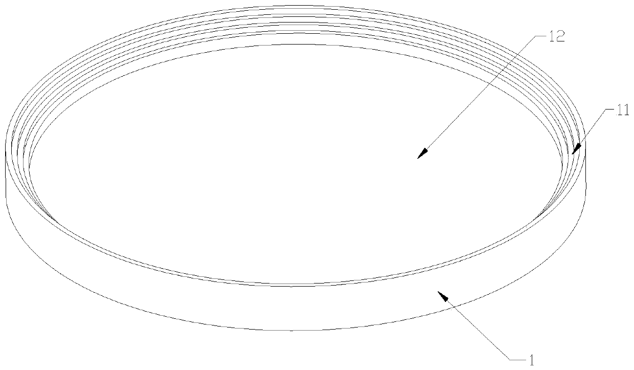 Wafer with edge stepped/gentle slope type protection ring and manufacturing method thereof