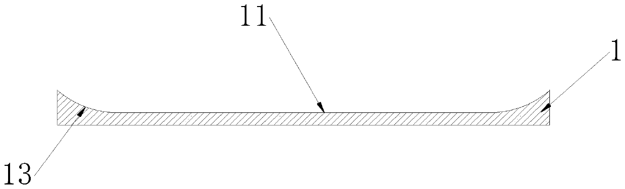 Wafer with edge stepped/gentle slope type protection ring and manufacturing method thereof