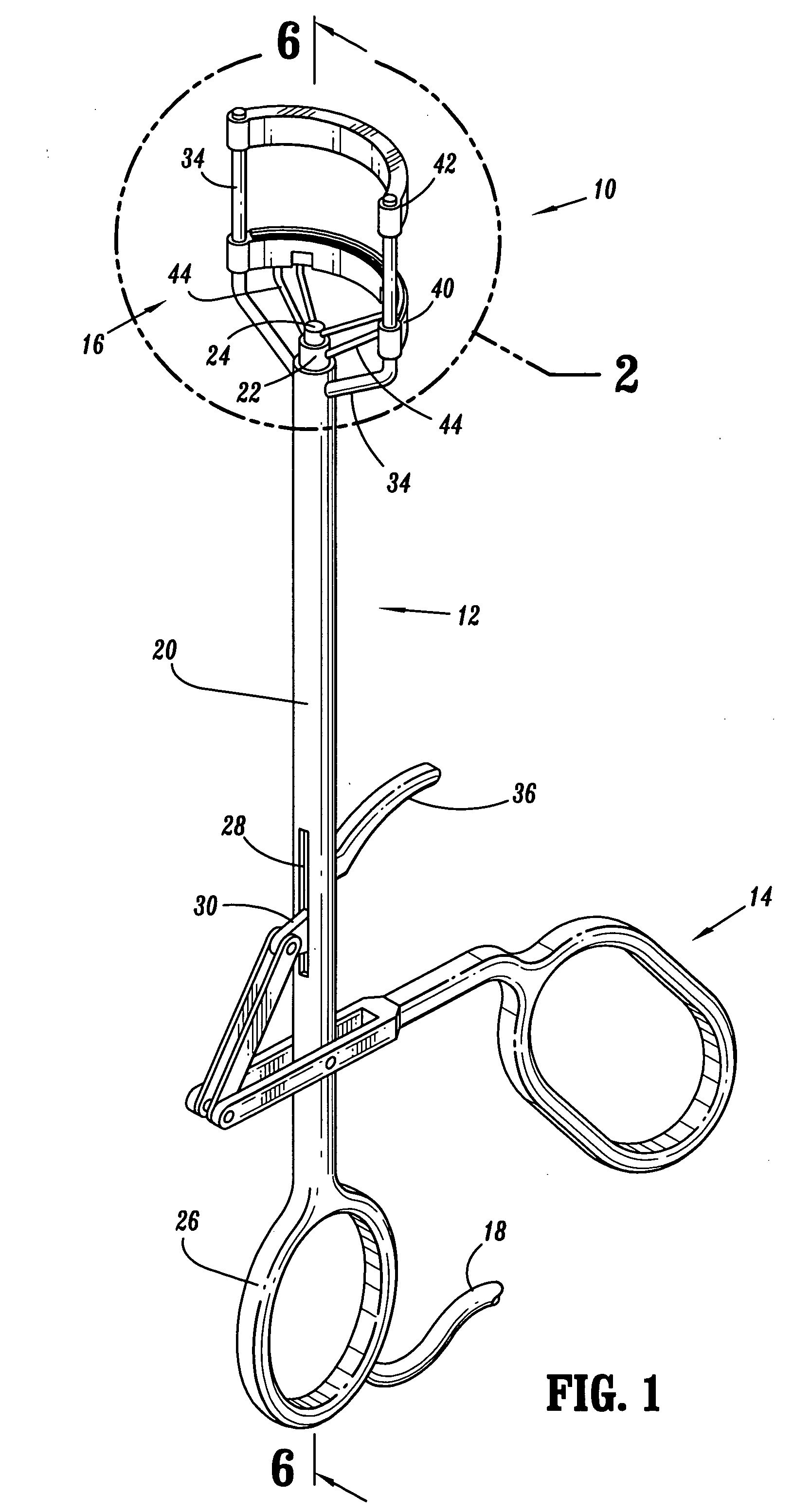 Energy based partial circumferential hemorrhoid repair device