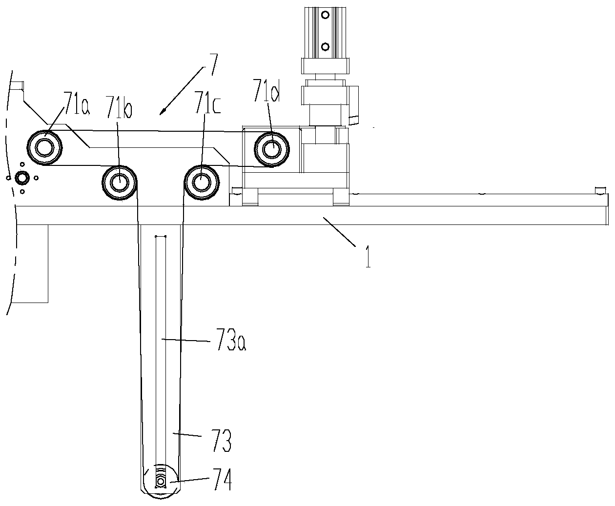 Method and device for universally and continuously die-stamping FPC (Flexible Printed Circuit) auxiliary material