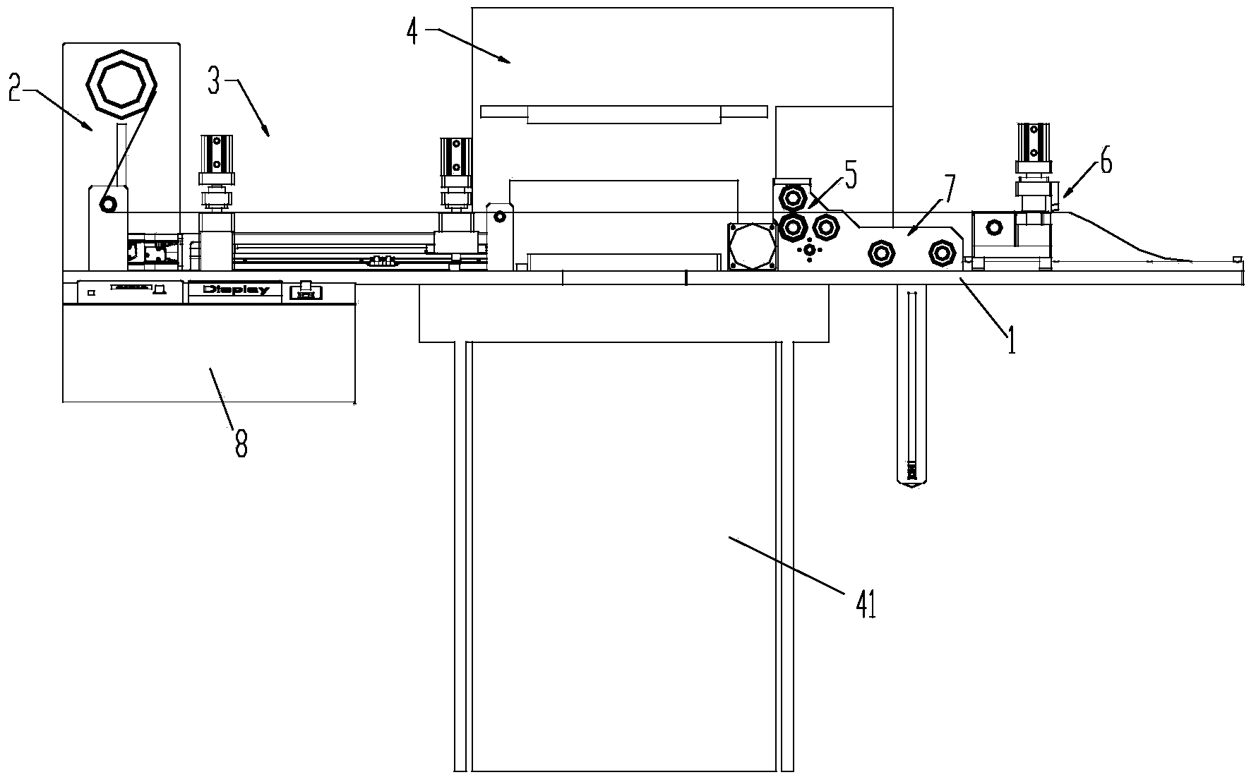 Method and device for universally and continuously die-stamping FPC (Flexible Printed Circuit) auxiliary material