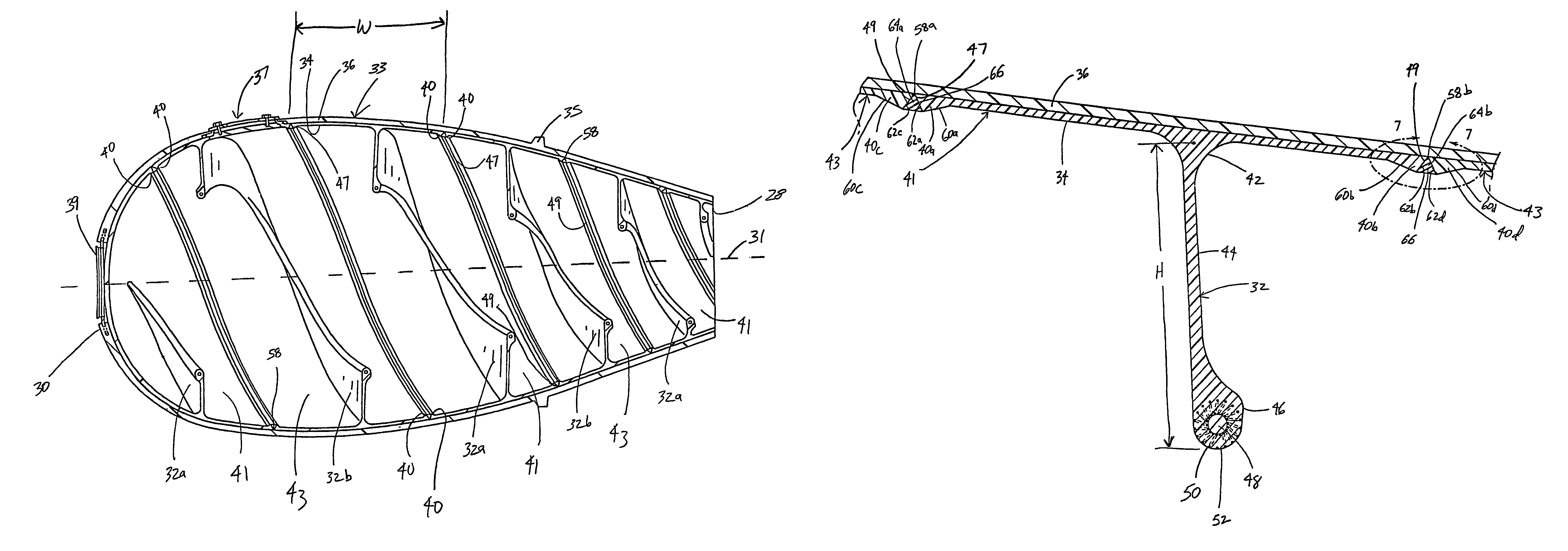 Mixing drum blade support