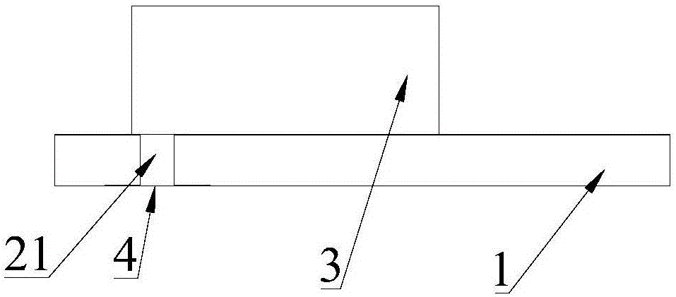 Surface-mounted microstrip ferrite circulator