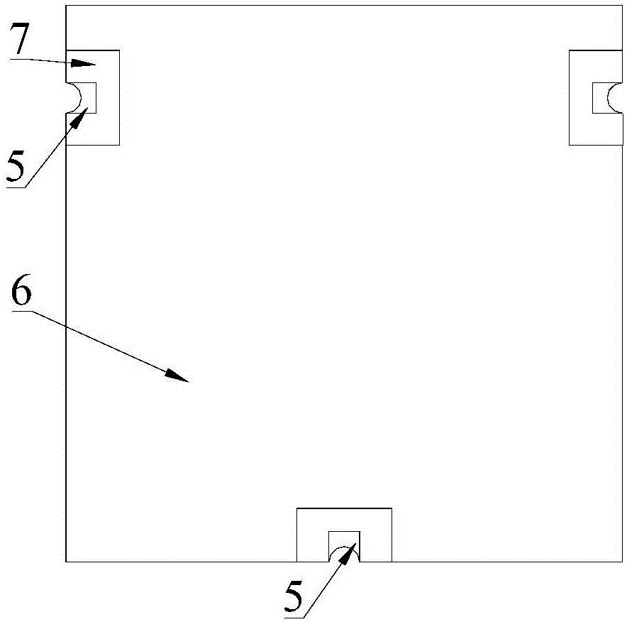 Surface-mounted microstrip ferrite circulator