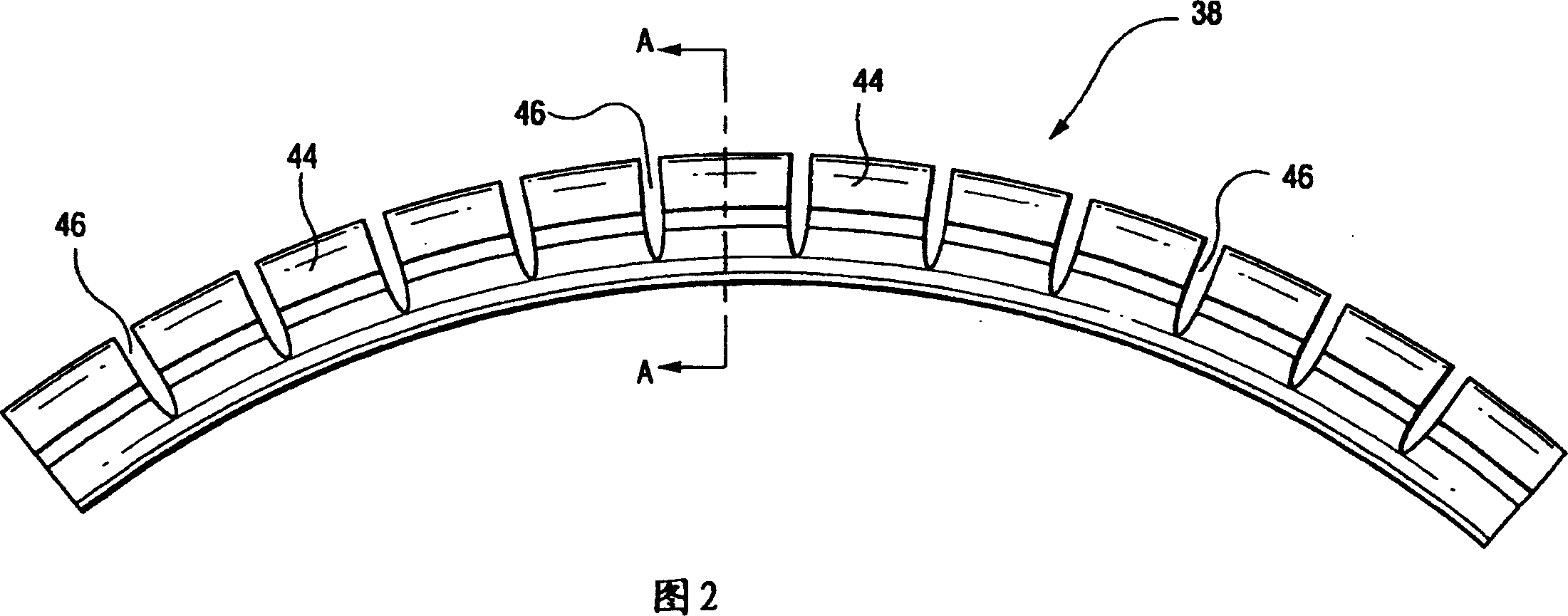 Continuous radial loader for steam turbine reaction blade and its method