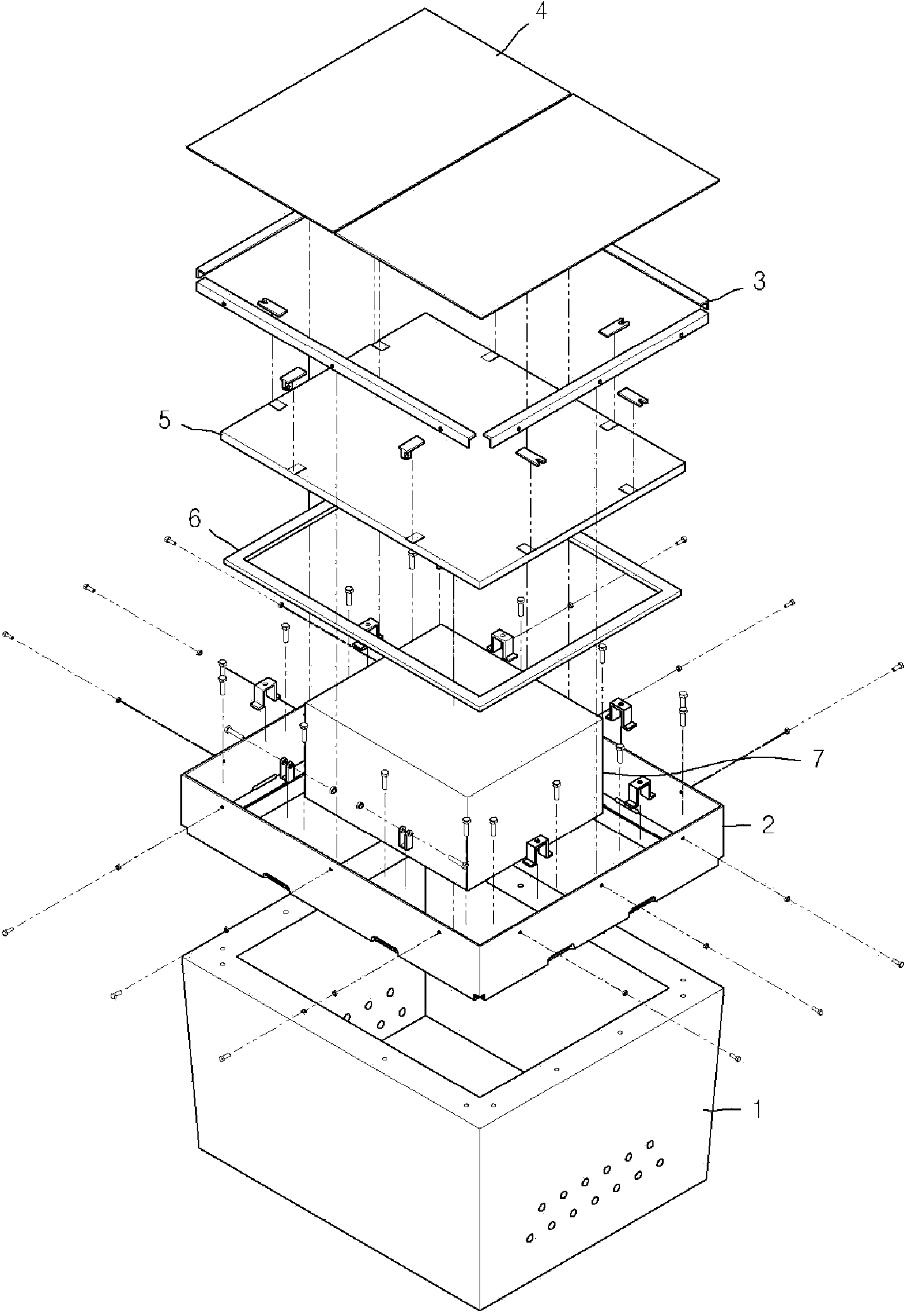 Passive underground container system for electric equipment