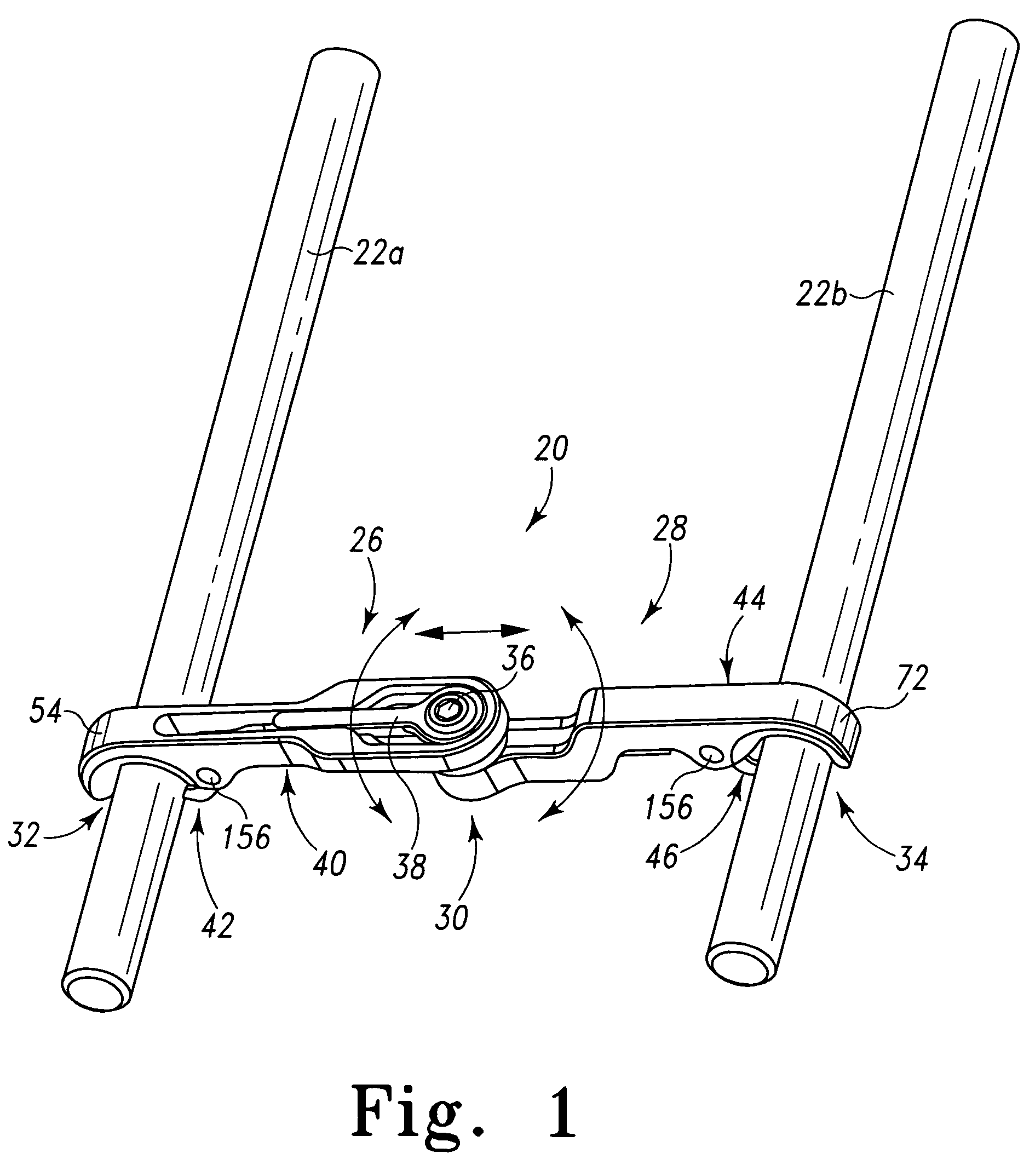 Multi-axial spinal cross-connectors