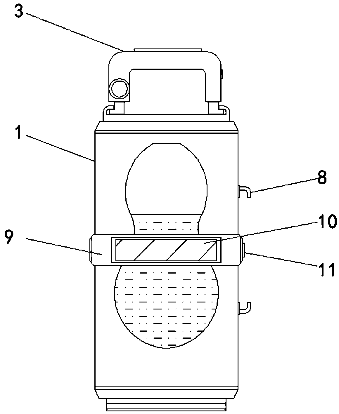 A novel gourd-shaped water cup with heart rate monitoring function