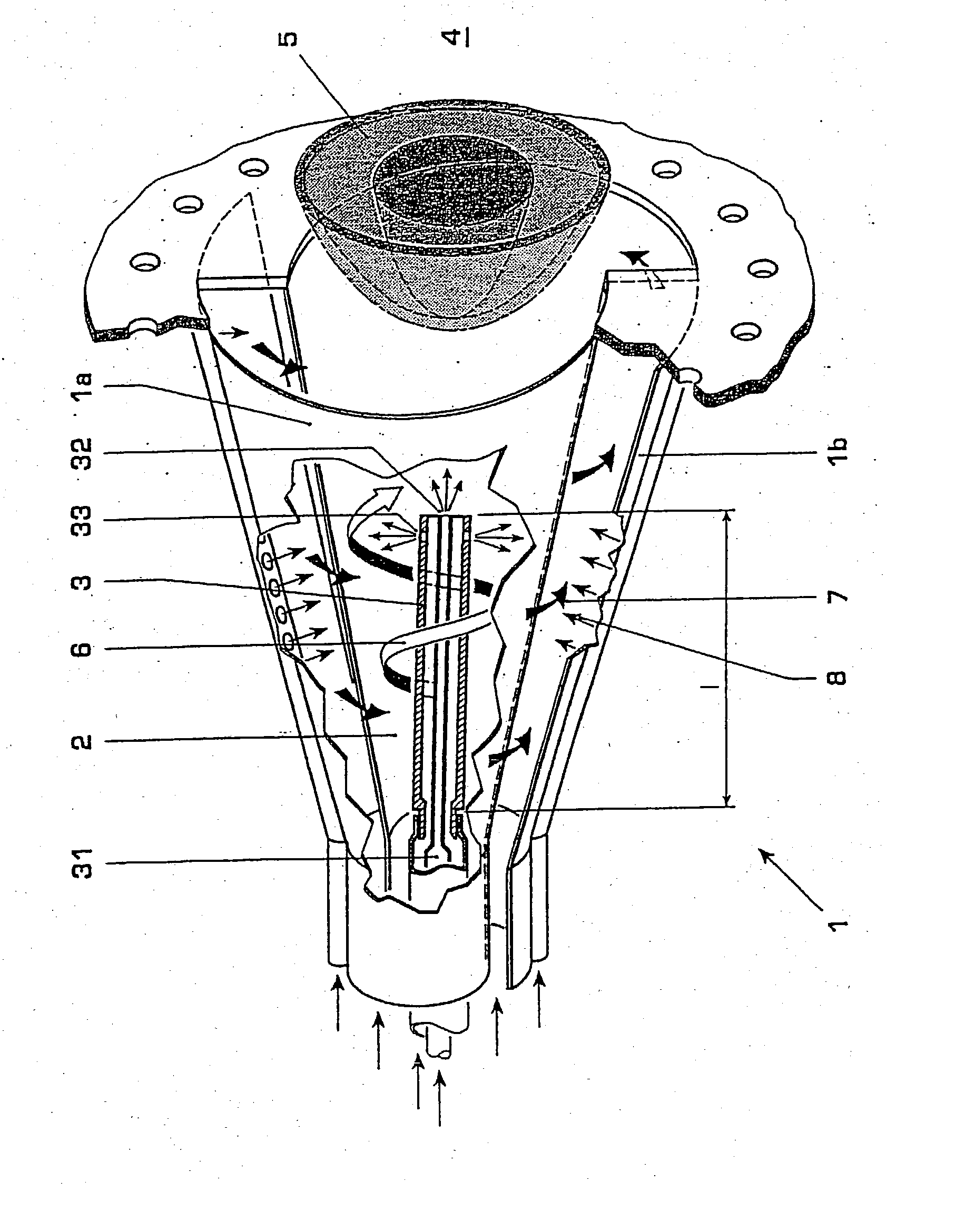 Method for the reduction of combustion-driven oscillations in combustion systems and premixing burner for carrying out the method