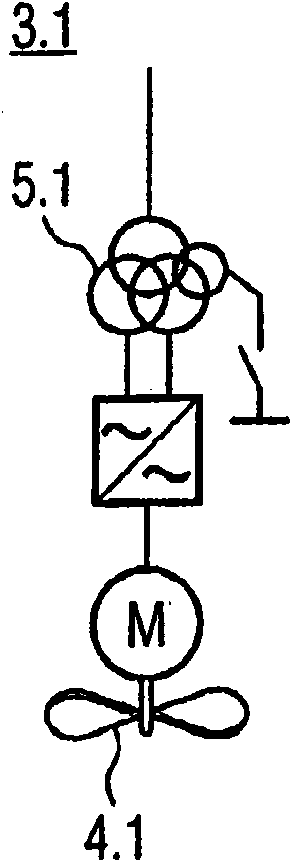 Electrical switchgear, particularly for connecting generators and thrusters in dynamically positioned vessels