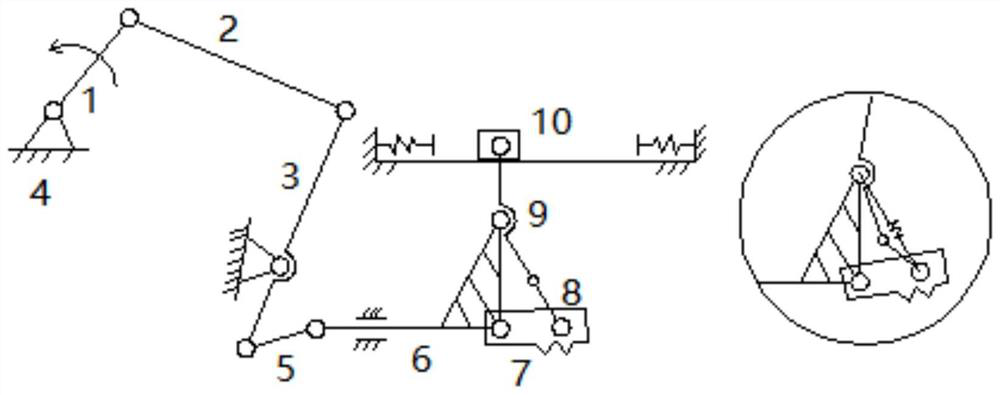 A horizontal hook claw wear resistance testing machine