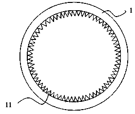 Design method for novel printing table paper anti-loose device