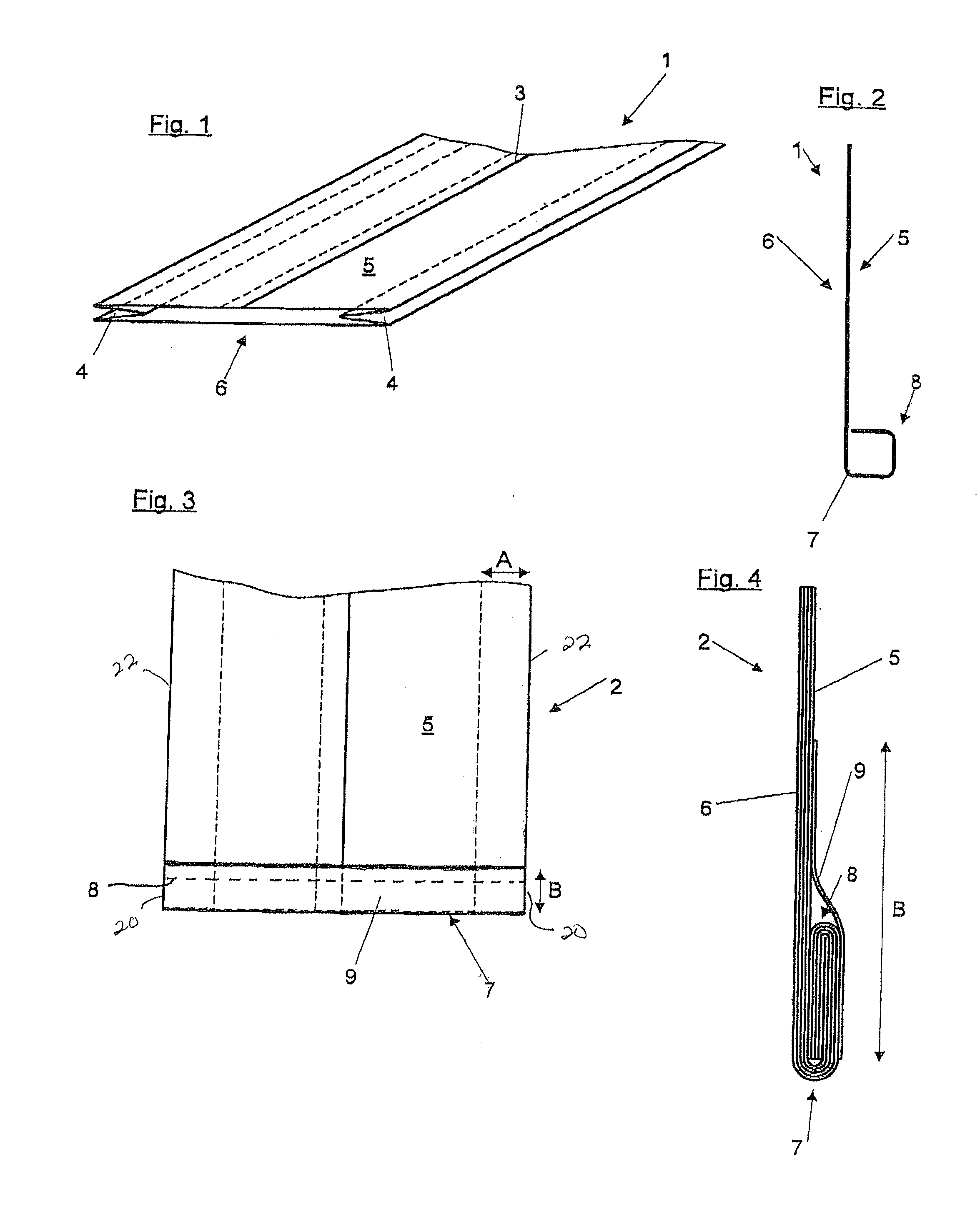 Side fold sack with roll bottom