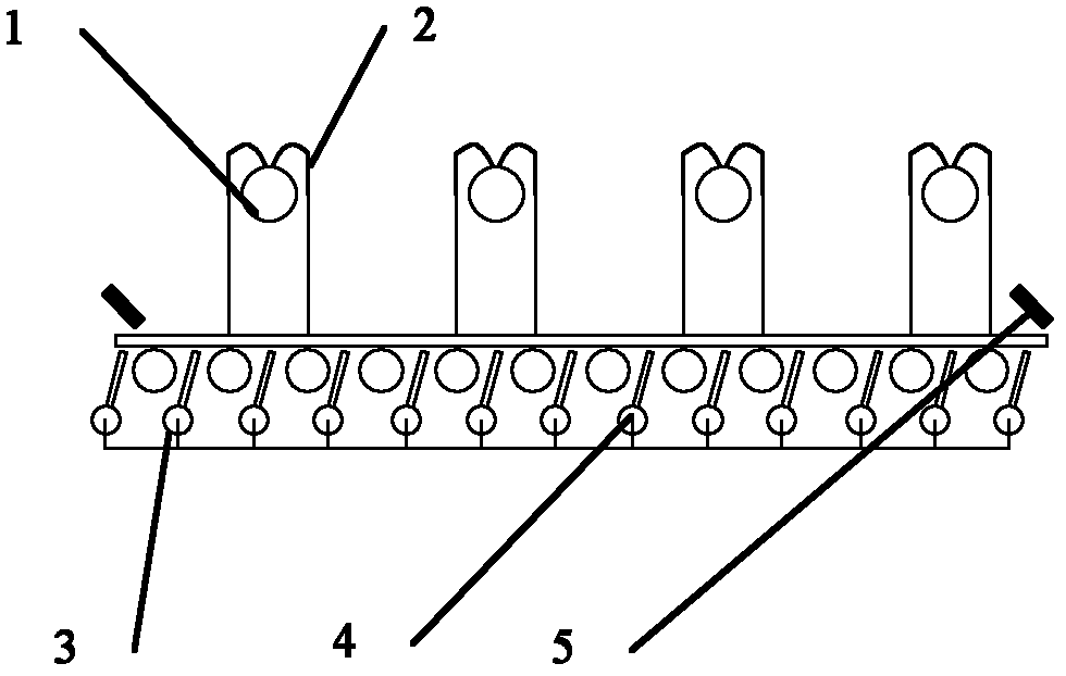 Design method of hot-rolling strip steel rolled cooling line