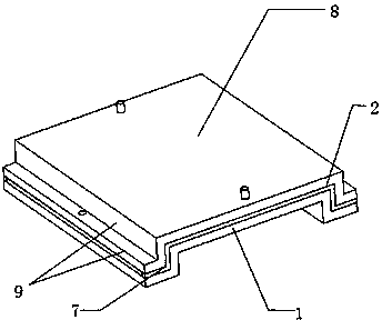 RTM (resin transfer molding) mold