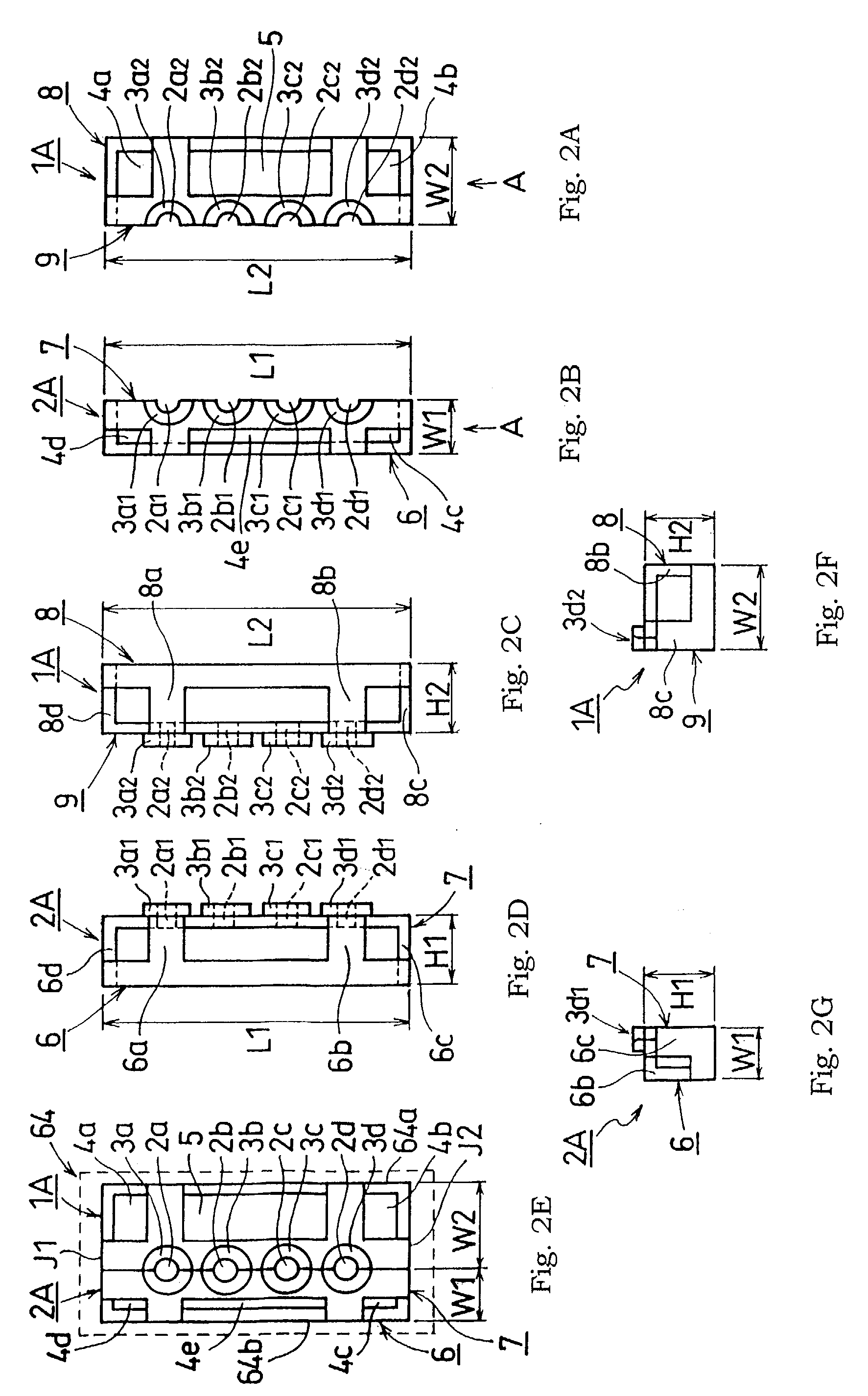 Lead terminal structure of resolver