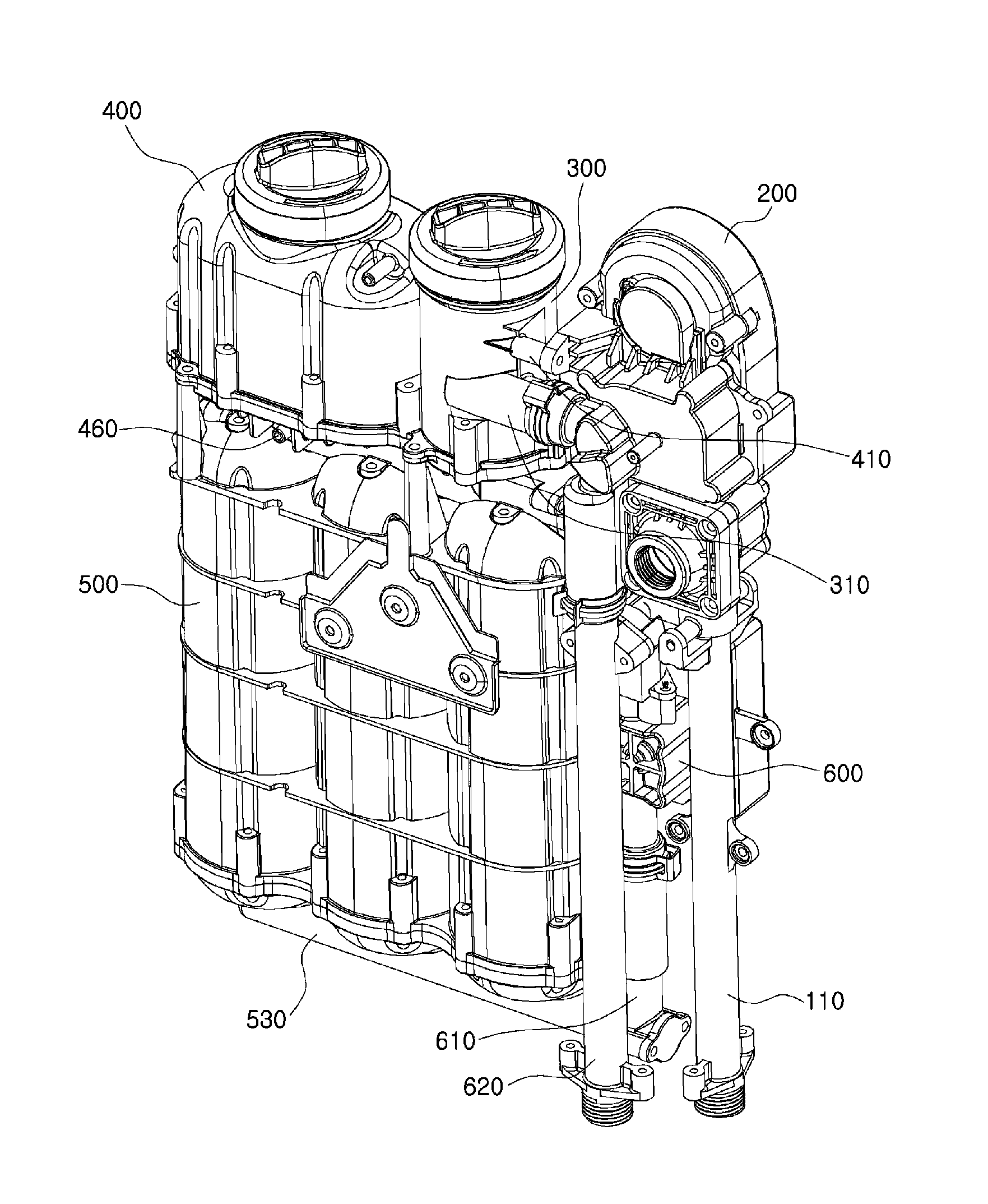 Water softener having timer control valve