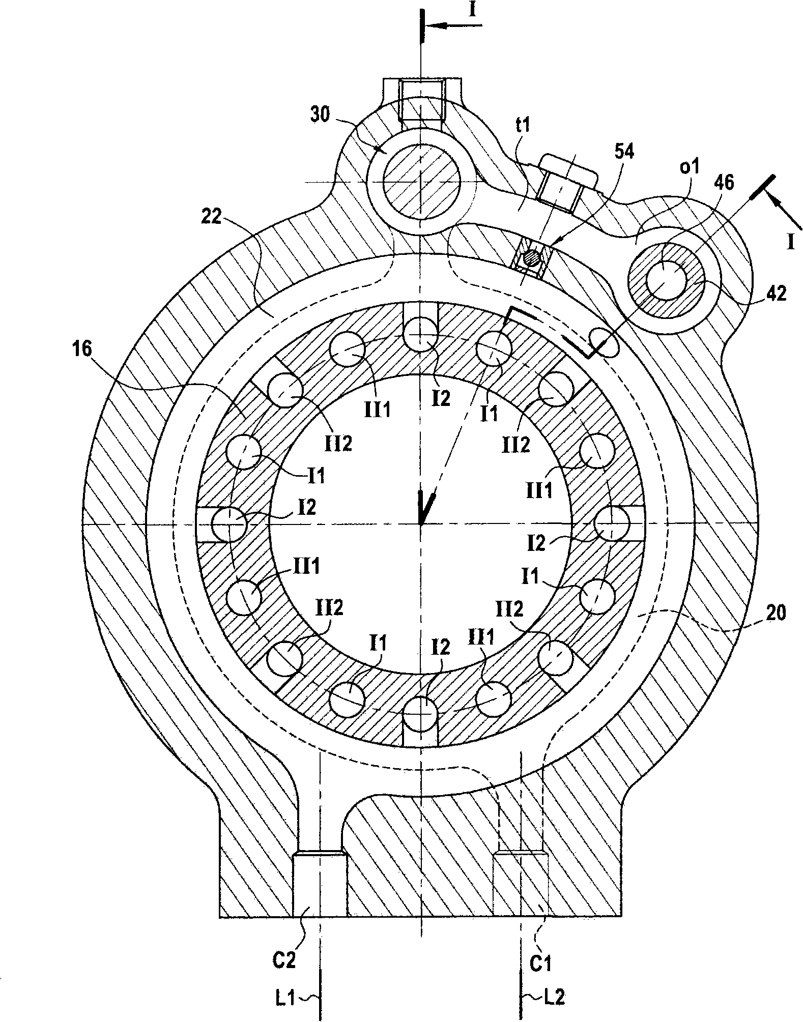 Device for managing the displacement of a hydraulic motor or a group of hydraulic motors