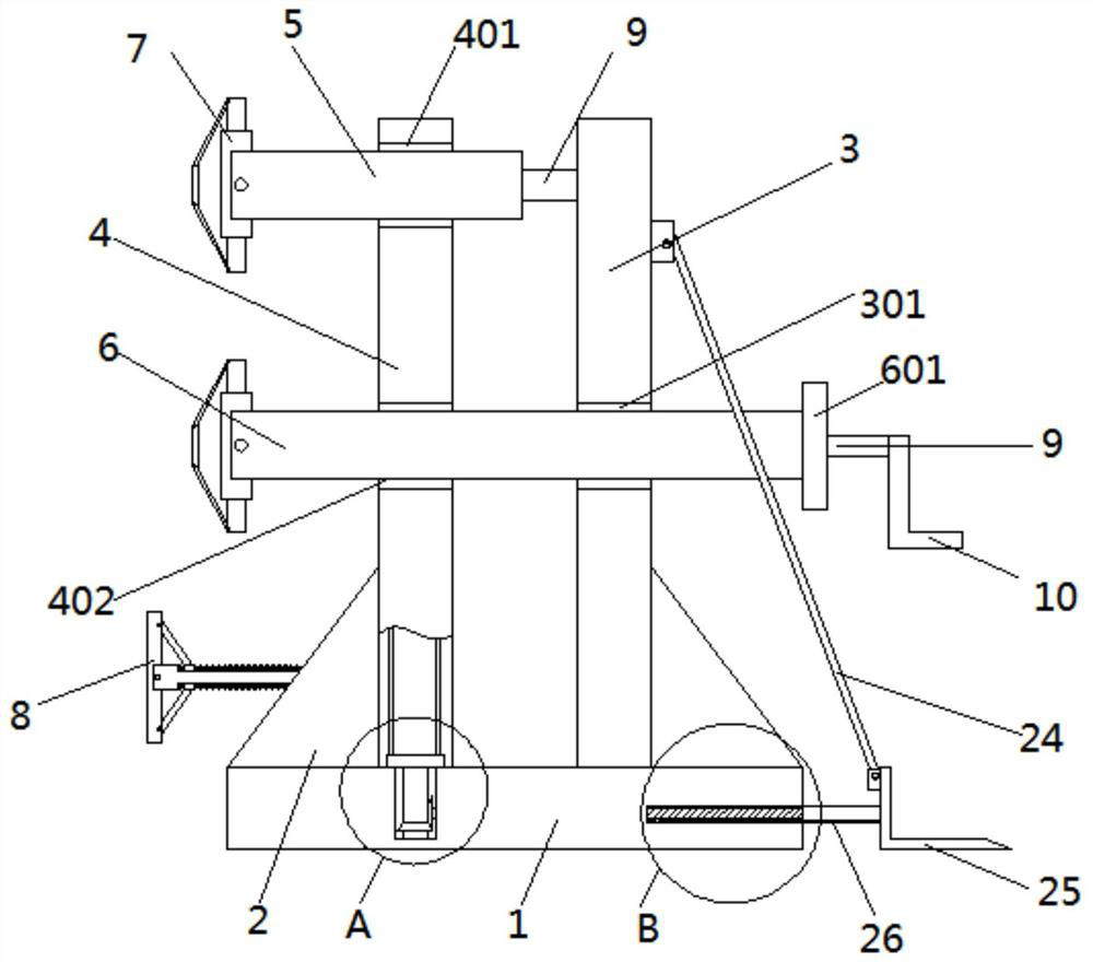 Anti-tilting device of structure