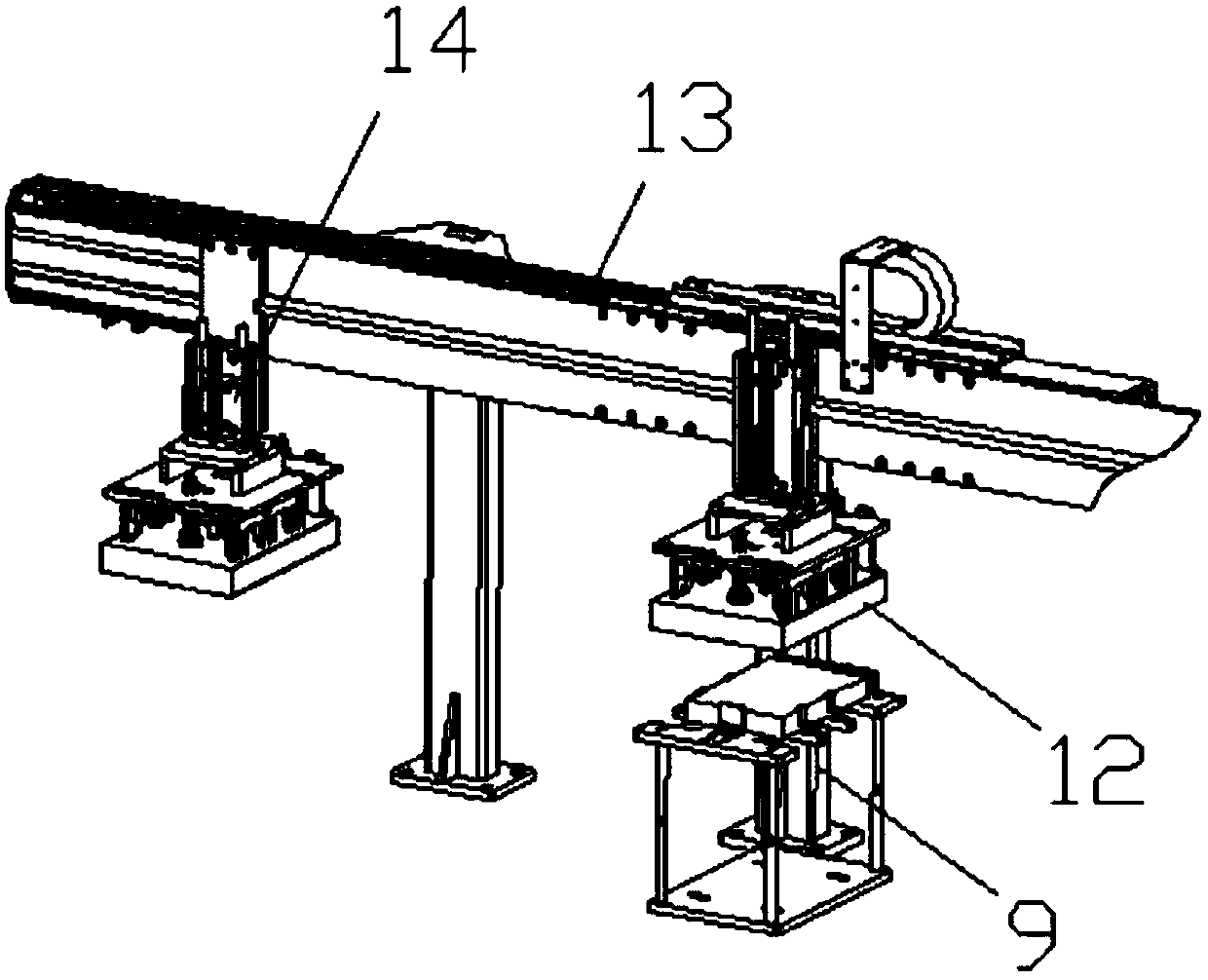 Lithium battery with protection apparatus and assembling machine of lithium battery