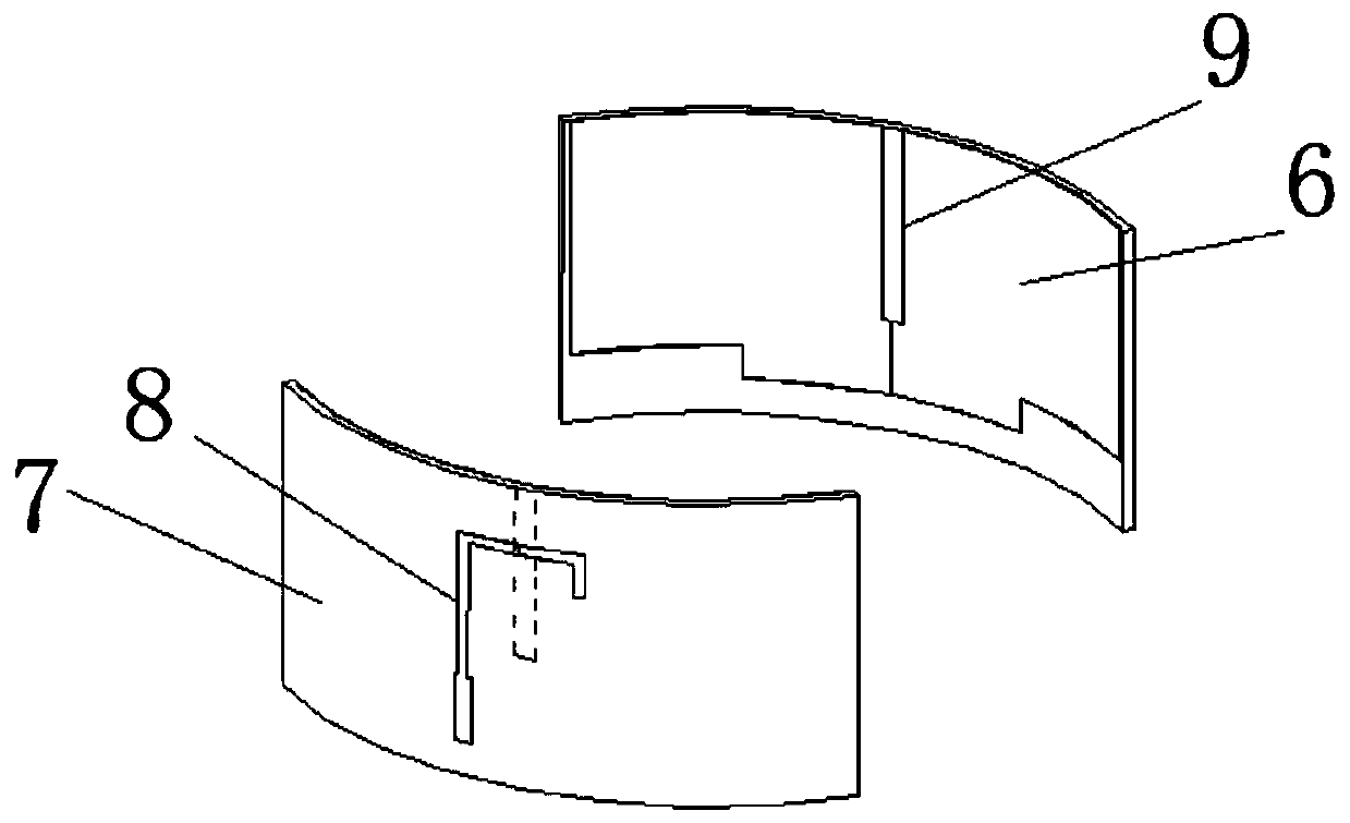 Built-in loop monopulse antenna