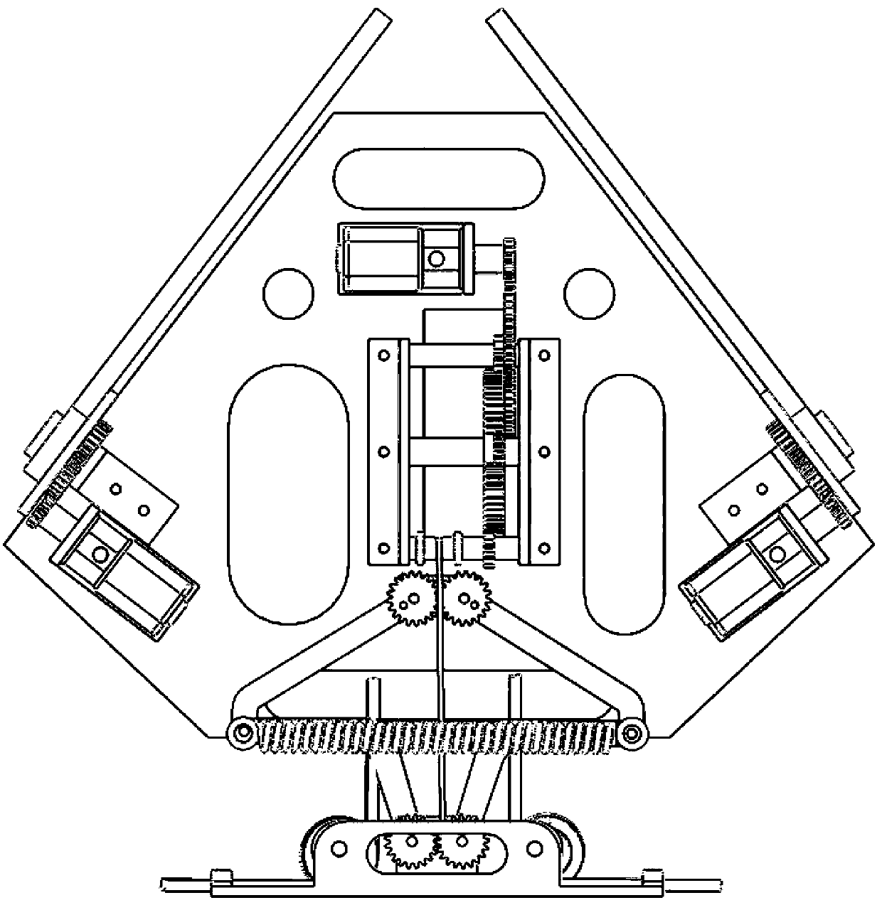 Bouncing device of robot and bouncing method thereof