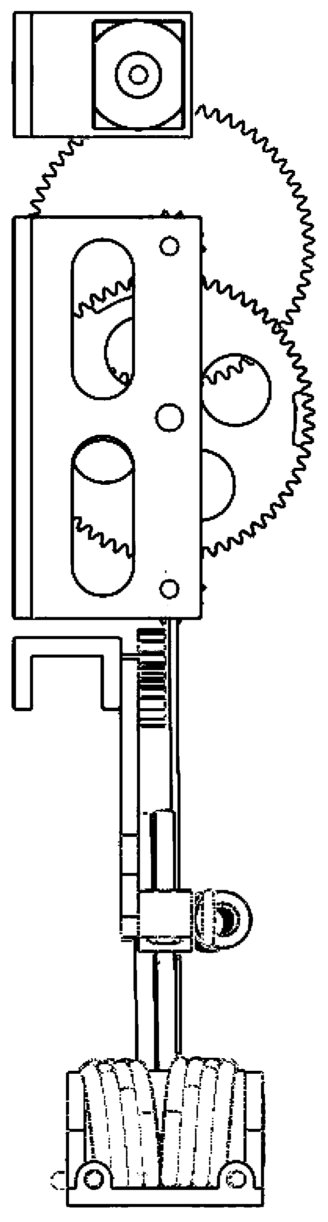 Bouncing device of robot and bouncing method thereof