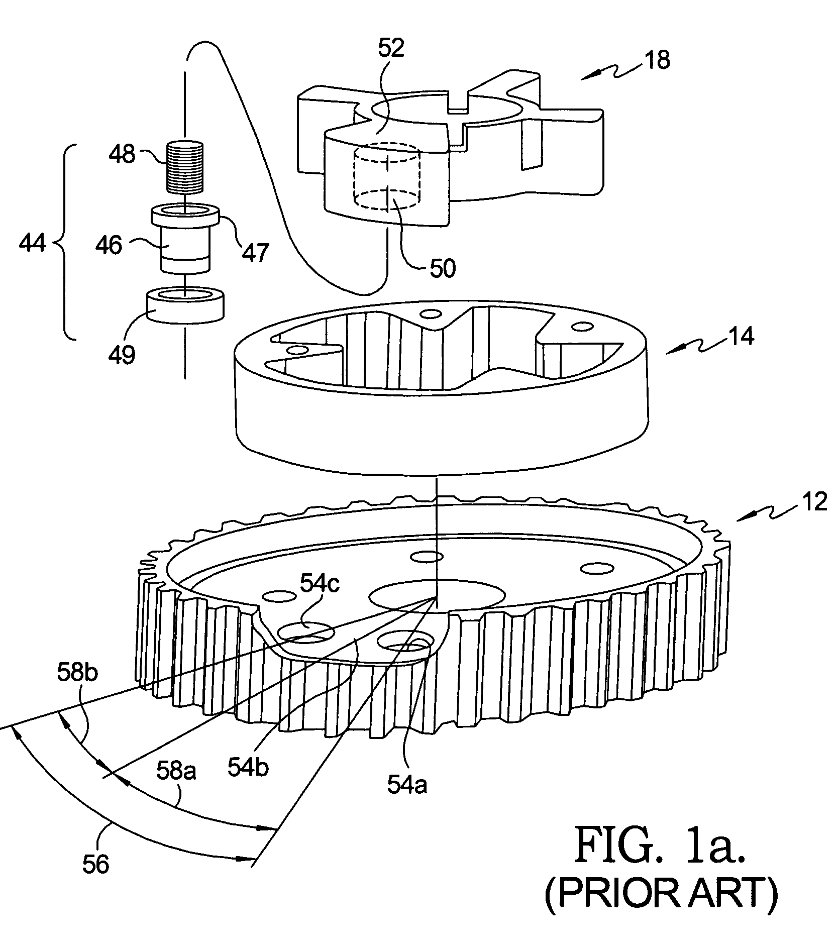 Vane-type cam phaser having bias spring system to assist intermediate position pin locking