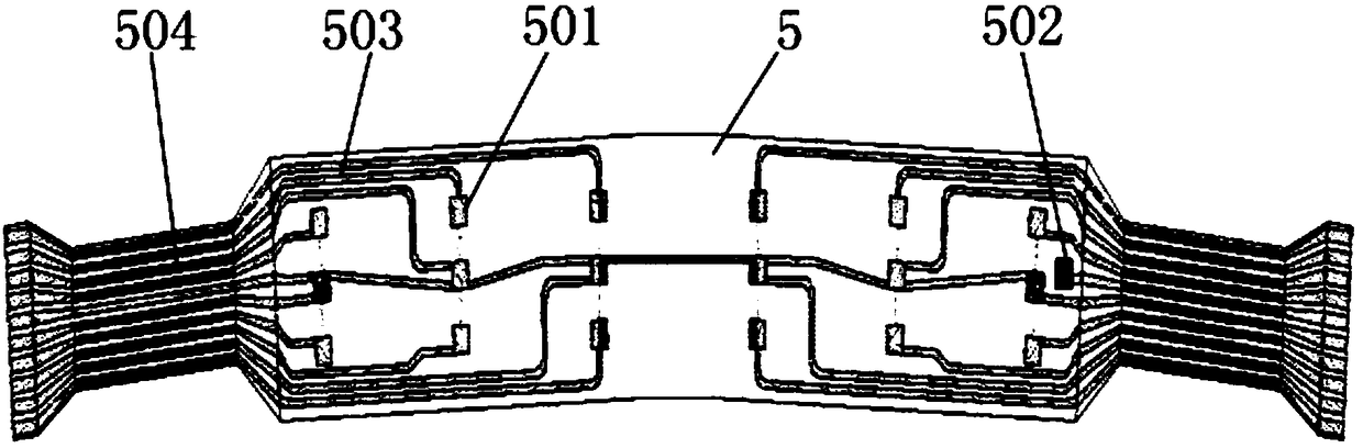 A device and method for real-time measurement of flow field distribution at the tip of a compressor