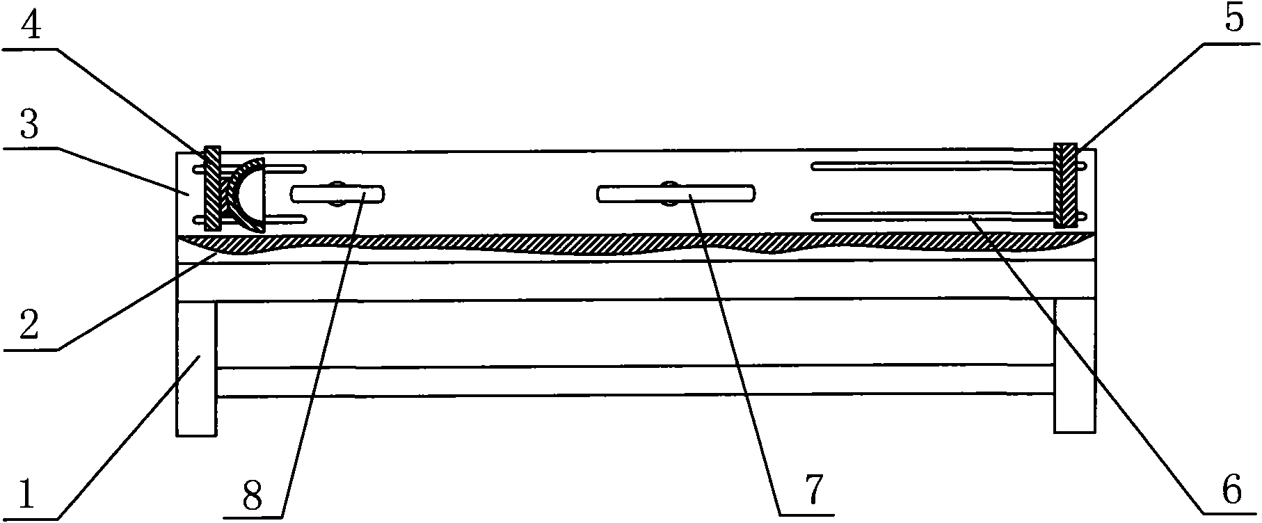 Cerebral concussion treatment bed