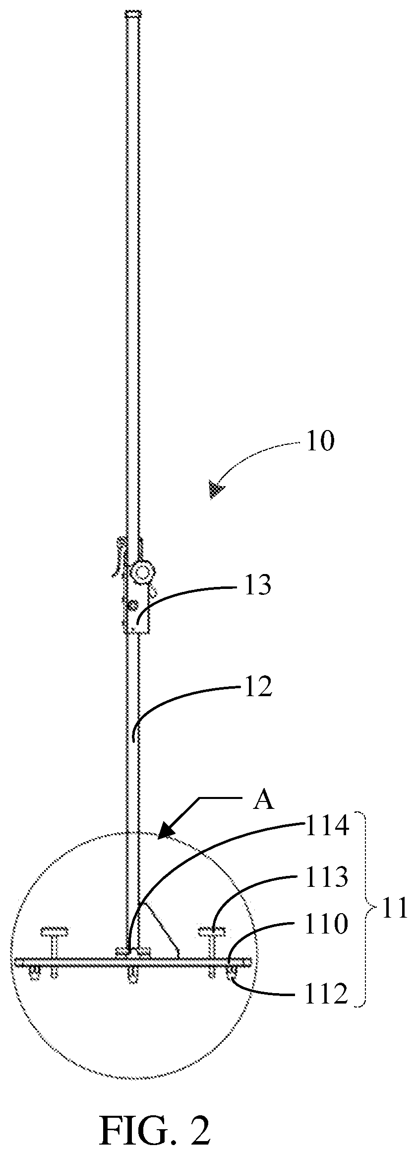 Calibration device for vehicle-mounted night-vision video recording apparatus