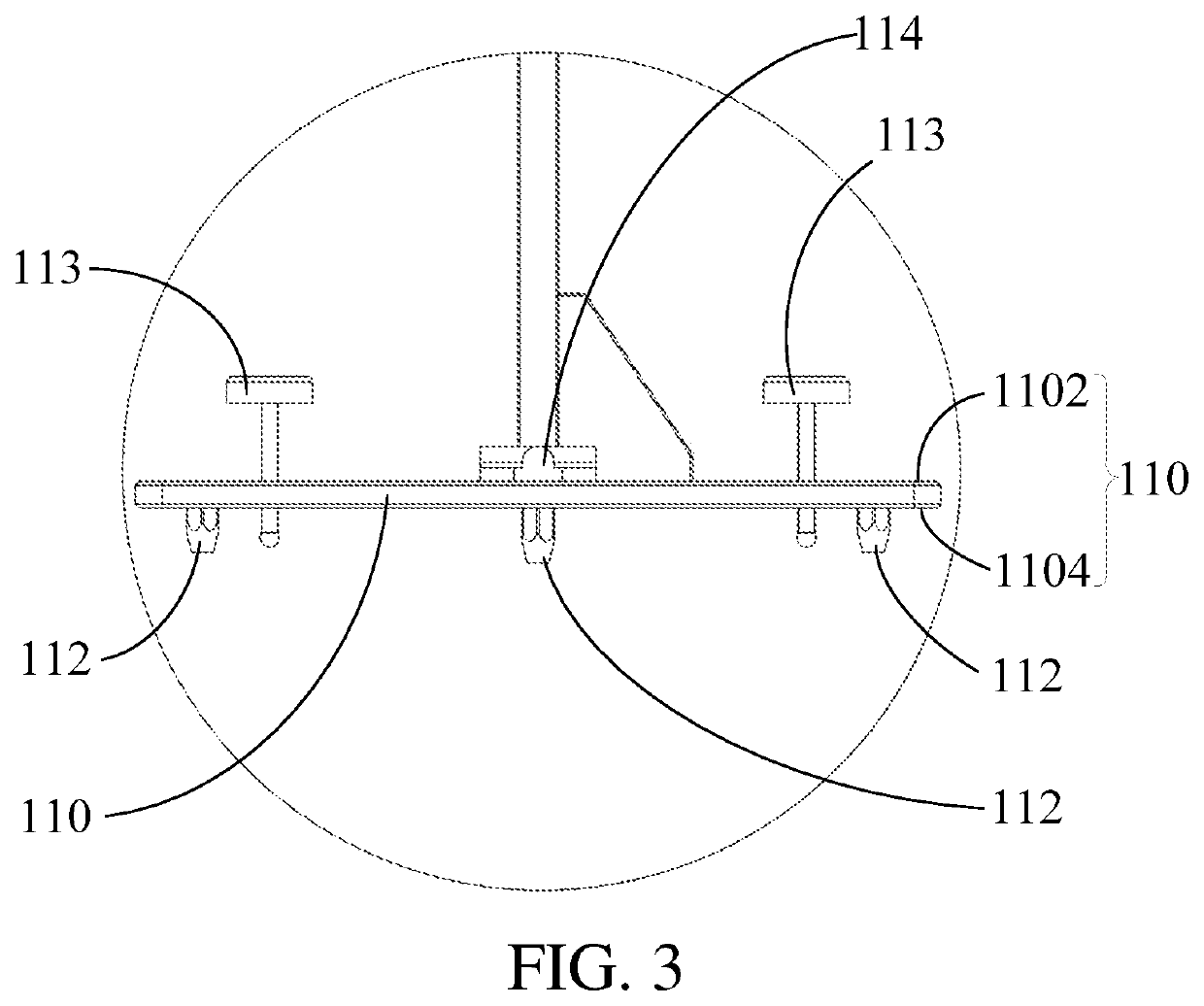 Calibration device for vehicle-mounted night-vision video recording apparatus