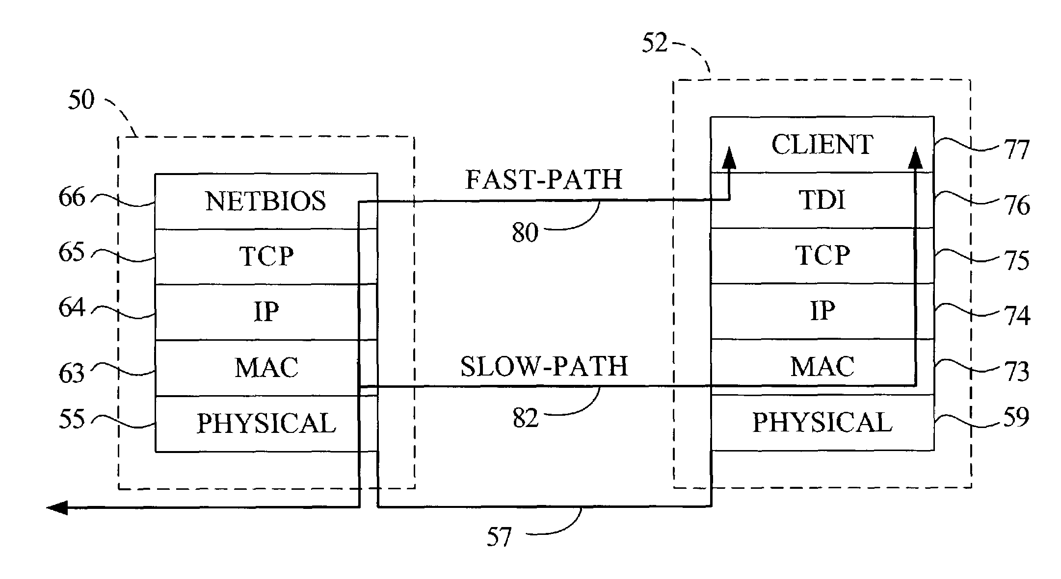 Transferring control of a TCP connection between devices