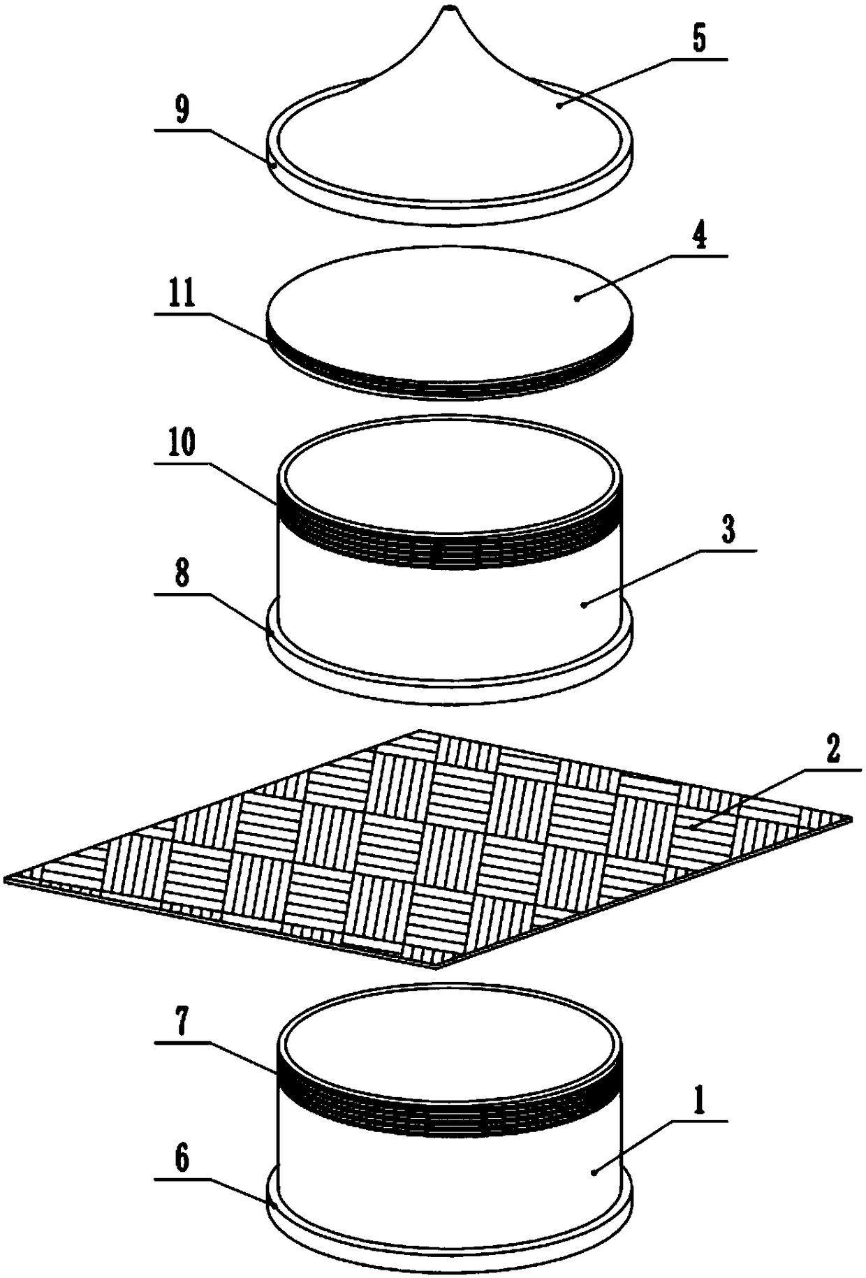 Portable pepper pollen screening device and using method thereof