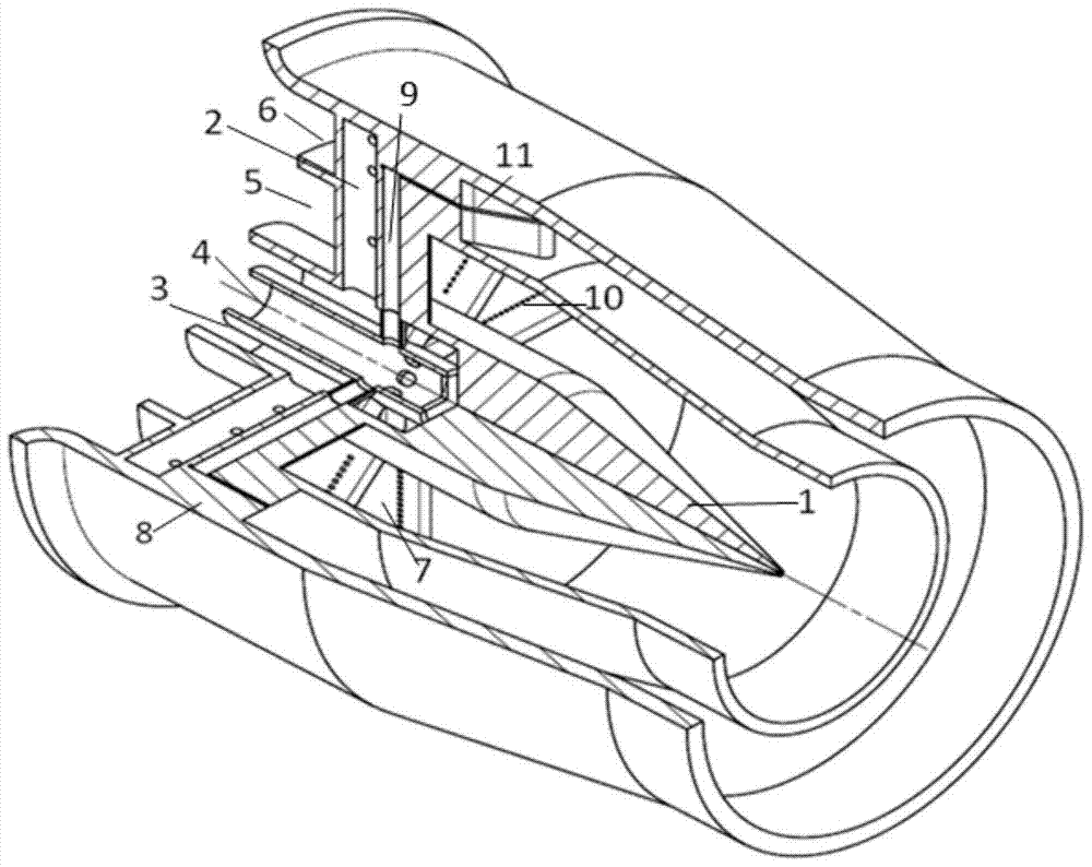 A gas turbine combustor dual fuel nozzle