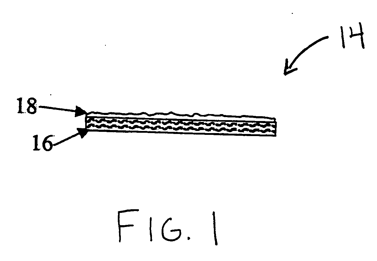 Acoustical panel coating and process of applying same