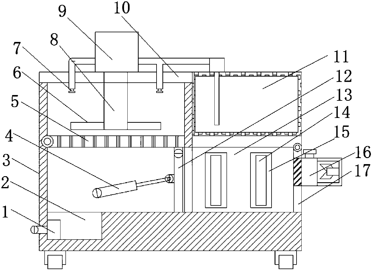 Efficient environment-friendly medical waste treatment device