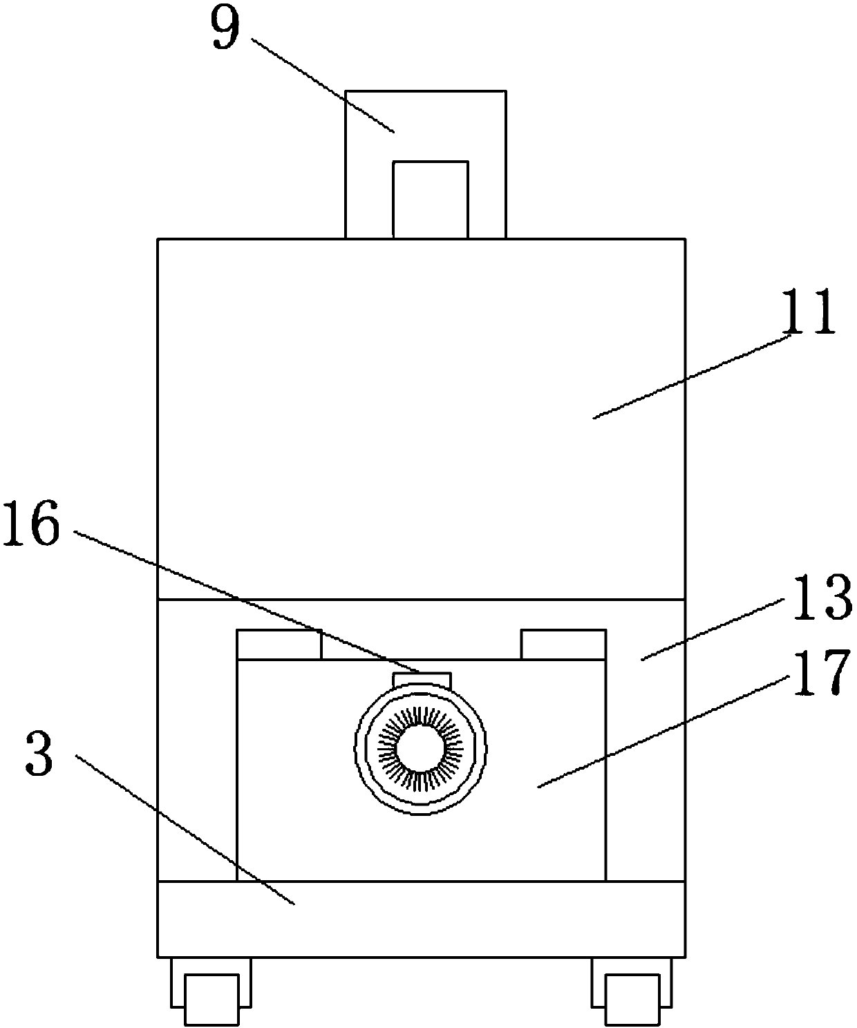 Efficient environment-friendly medical waste treatment device