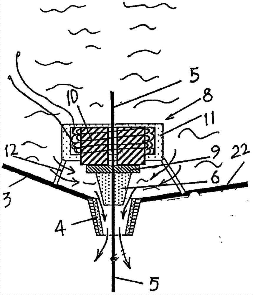 Circulating filtered water ornamental fish tank with automatic valve capable of controlling tank bottom blow-down pipe