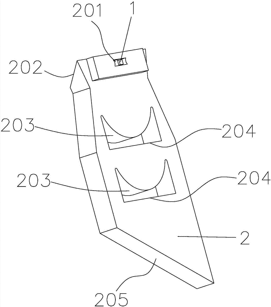 Novel LED lamp light-guiding structure