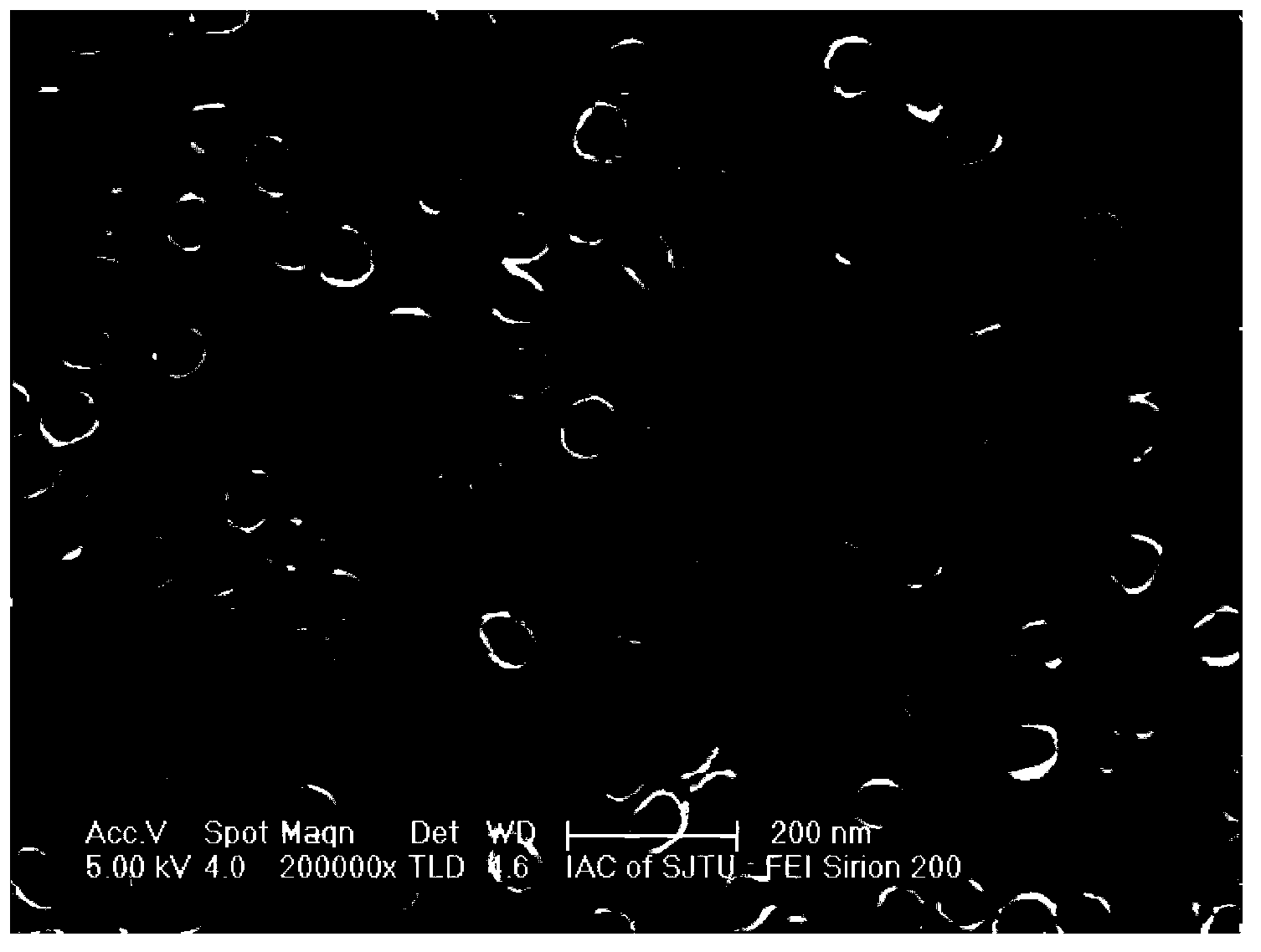 Method for loading gentamicin by using TiO2 nanotube coating in situ synthesized on Ti surface