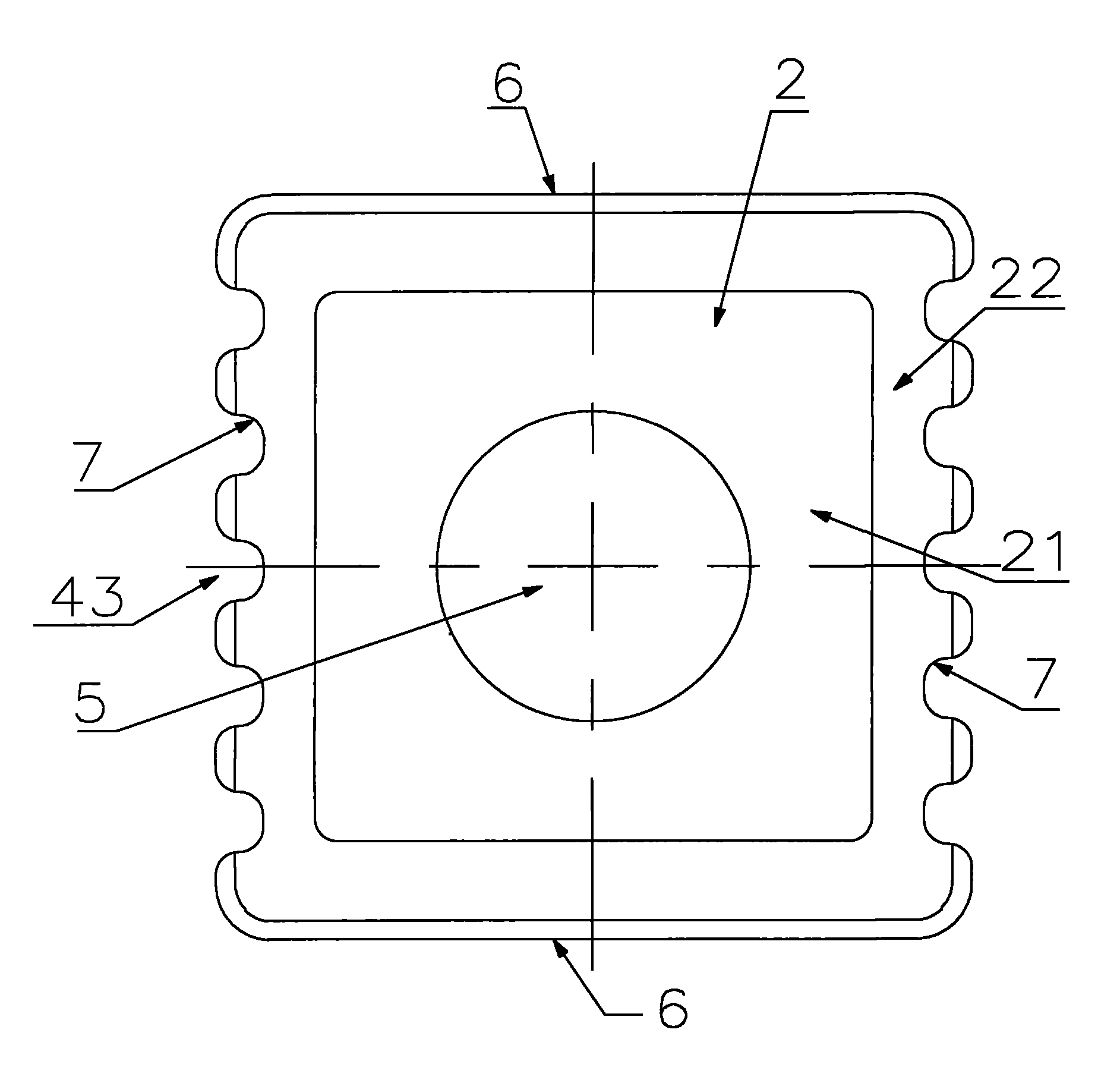 Indexable insert for milling, milling cutter and method for mounting milling cutter