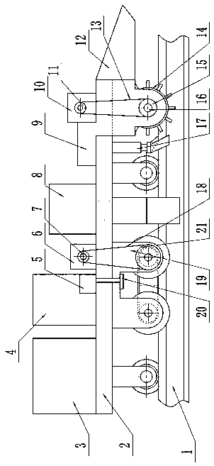 Track derusting and ice crushing device for railway construction